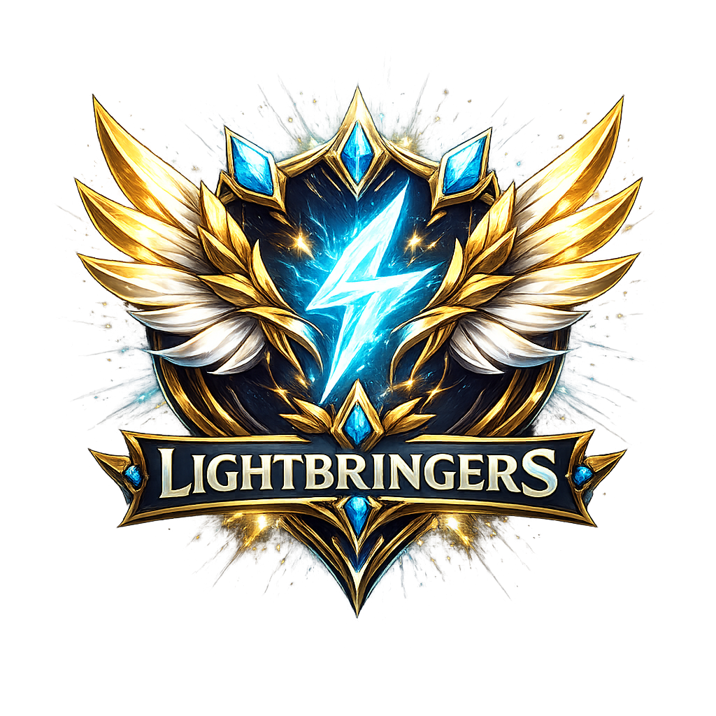 Lightbringers faction emblem — BrawlCode VSCode team, masters of the spark